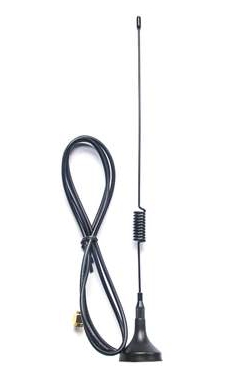 LRR-2ANT Magnetfußantenne mit 2 m Kabel und SMA-Stecker